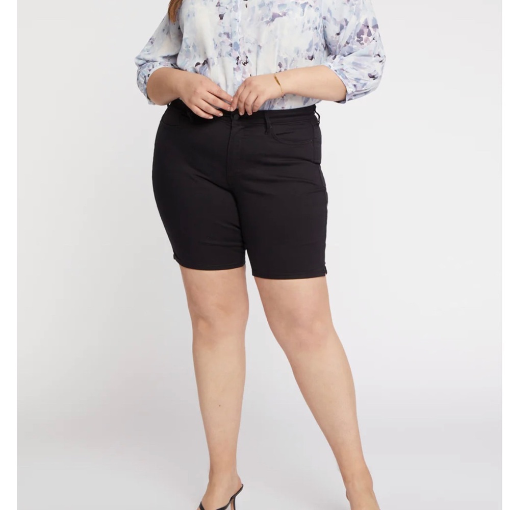 NYDJ black denim shorts, NWT, plus size 26